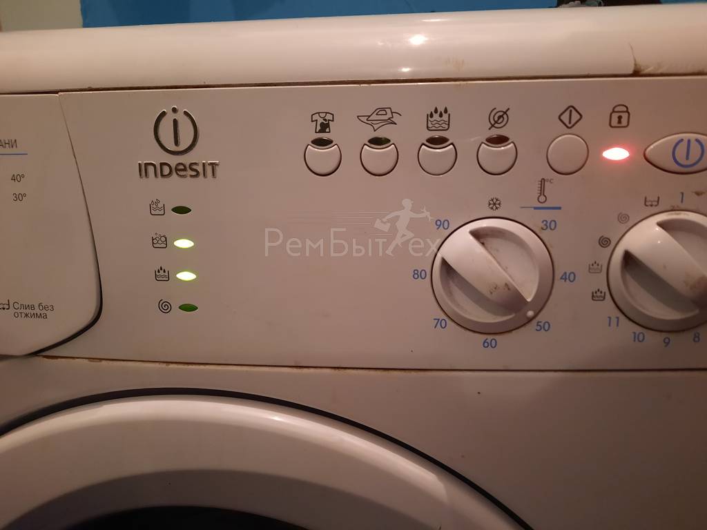 Коды ошибок стиральной машины Indesit