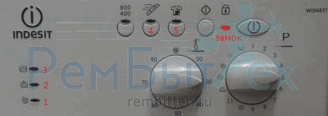 Indesit (WIL-WISL-WIUL) Ошибка F08