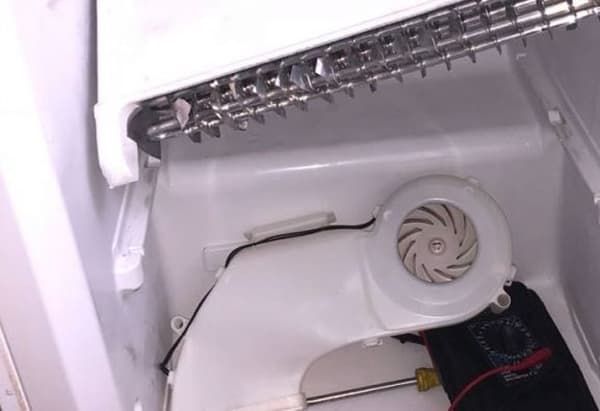 Сгоревший вентилятор в холодильнике Bosch No Frost
