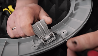 Демонтаж ручки стиральной машины Разбираем крепление ручки стиральной машины