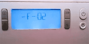 Ошибка F02 на стиральной машине Hotpoint-Ariston с экраном