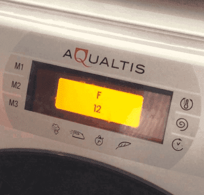 Код ошибки F12 на стиральной машине Хотпойнт Аристон - как устранить