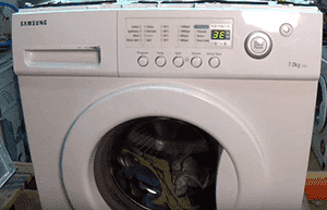Код ошибки 3Е на стиральной машине Samsung