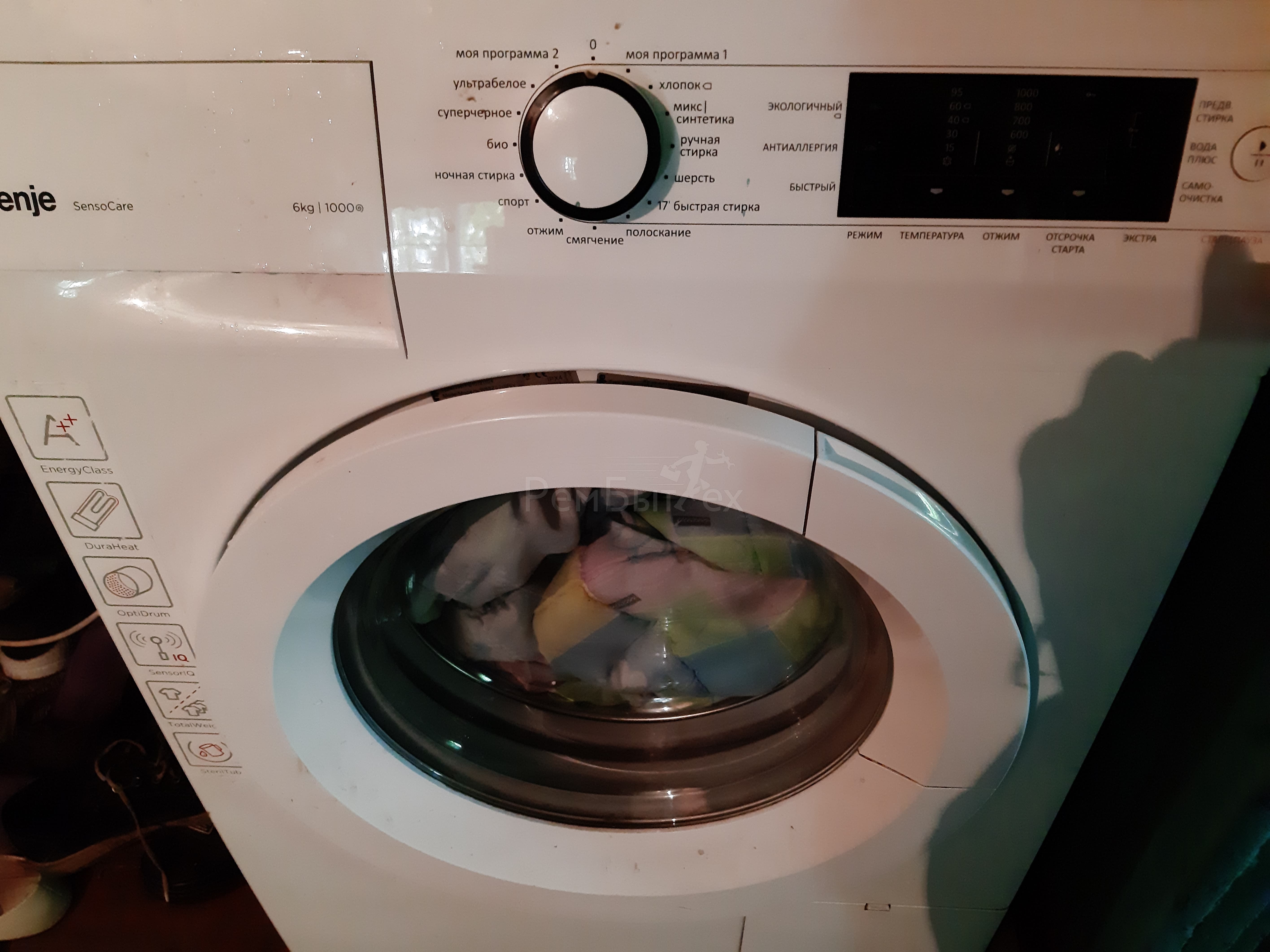 Gorenje стиральная машинка ошибка